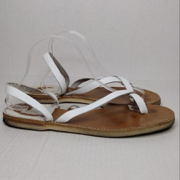 Dries Van Noten Leather Boho Summer Sling Back Sandals - Picture 3 of 11